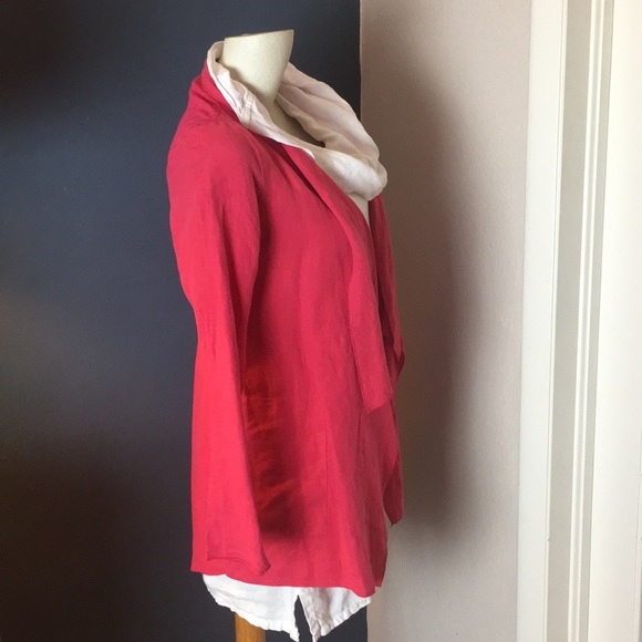 NWT Lagenlook Linen Jacket - Picture 3 of 8